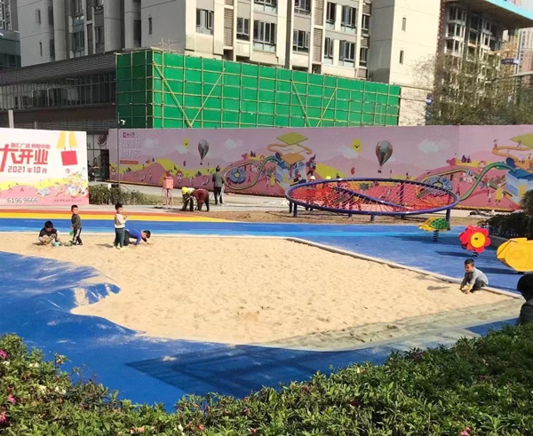 泗洪县人造沙滩儿童游乐场用石英砂